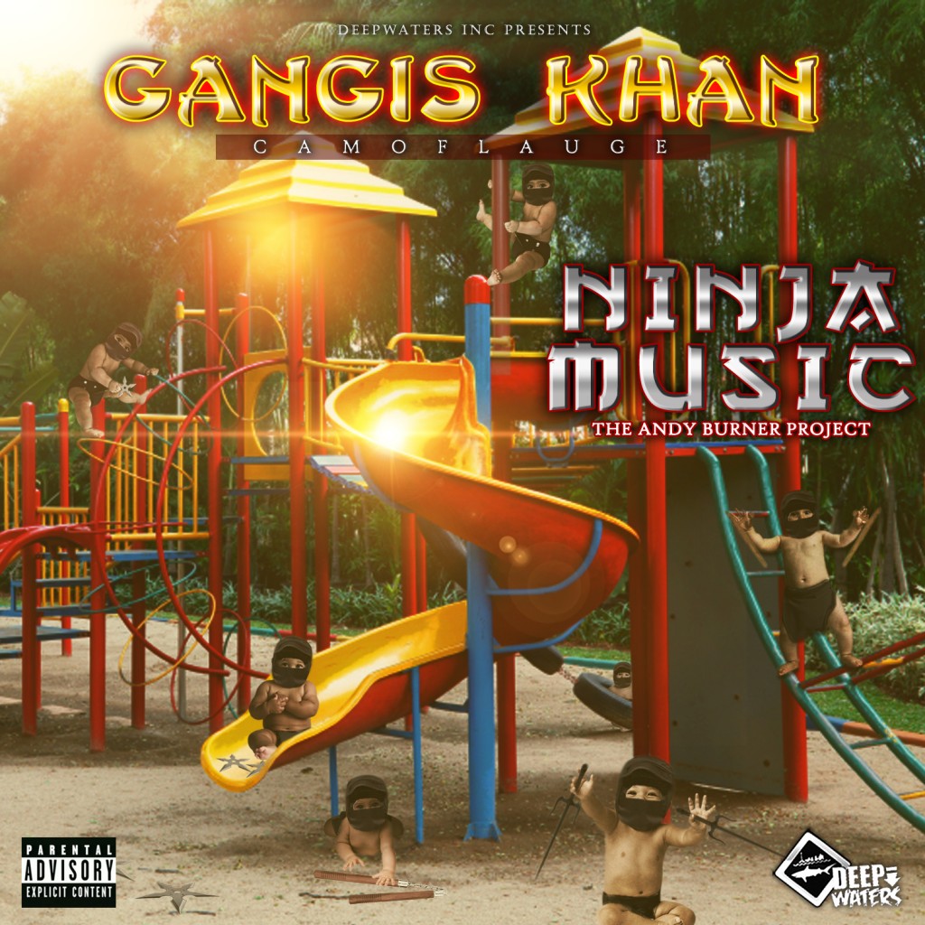 camoflauge, gangis khan, ninja music